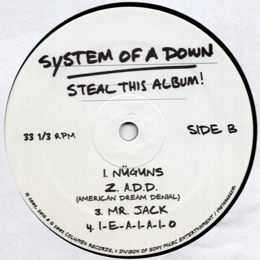 System Of A Down – Steal This Album (2LP)